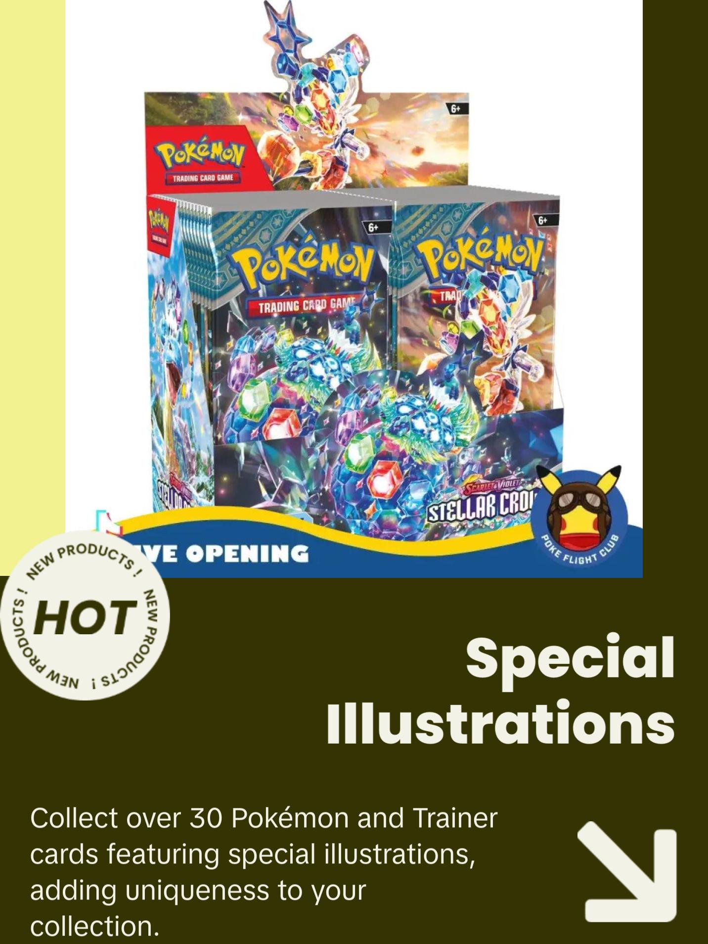 Pokemon English SV07 Stellar Crown Booster CARDS LIVE OPENING