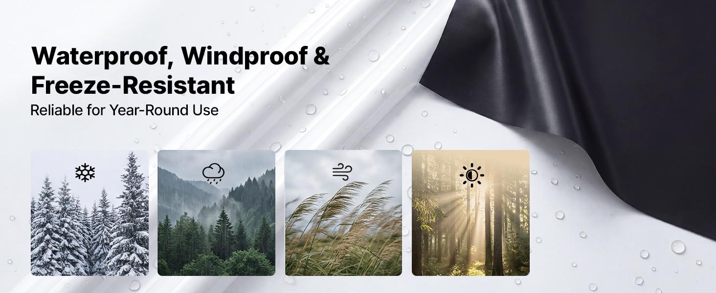 【SummerFinds】VEVOR 12 Mil Heavy-Duty Plastic Sheeting, 10'x100' Waterproof Tear-Resistant Polyethylene Roll, Painters' Drop Cloth Tarp, Crawlspace Vapor Barrier, Weed Control Solution, Black & White 【SummerFinds】VEVOR 12 Mil Heavy-Duty Plastic Sheeting, 10'x100' Waterproof Tear-Resistant Polyethylene Roll, Painters' Drop Cloth Tarp, Crawlspace Vapor Barrier, Weed Control Solution, Black & White