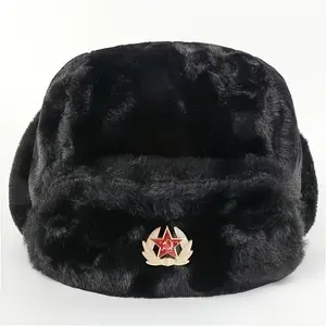 Unisex  Faux Mohair Ushanka: Breathable Outdoor Ear Protection Winter Hat
