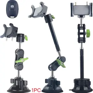 Car Phone Holder, Adjustable Car Phone Holder with Suction Cup, Universal Car Interior Accessories for Video Recording, Suitable for Smartphones, Mount, Cell Phone Mount, Vacuum Suction Phone Holder