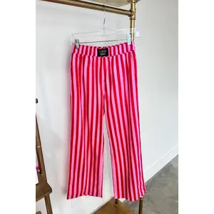Lulu Mac Striped Pant Red/Pink