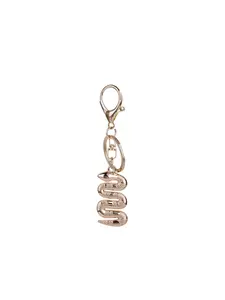 Luxury Rhinestone Snake Keychain for Women, Bag Charm & Car Key Pendant