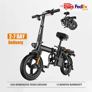 750W Folding Electric Bike for Adults, Maximum speed 22+ MPH,Range 30+ Miles Ebikes, 14inch Compact E-bike, Multi-function suspension,suitable for adults up to 400 lbs, UL 2849 Certified