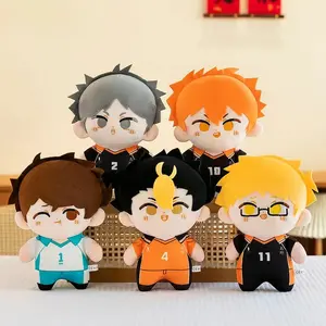 Anime Haikyuu!!Plush Toys Cute Shoyo Kenma Plushie Kawaii Bokuto Tsukishima Soft Doll Room Decor Collection For BIrthday Gift