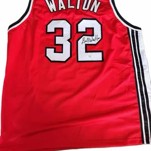 Bill Walton Signed Portland Custom Basketball Jersey PSA Certified Auto