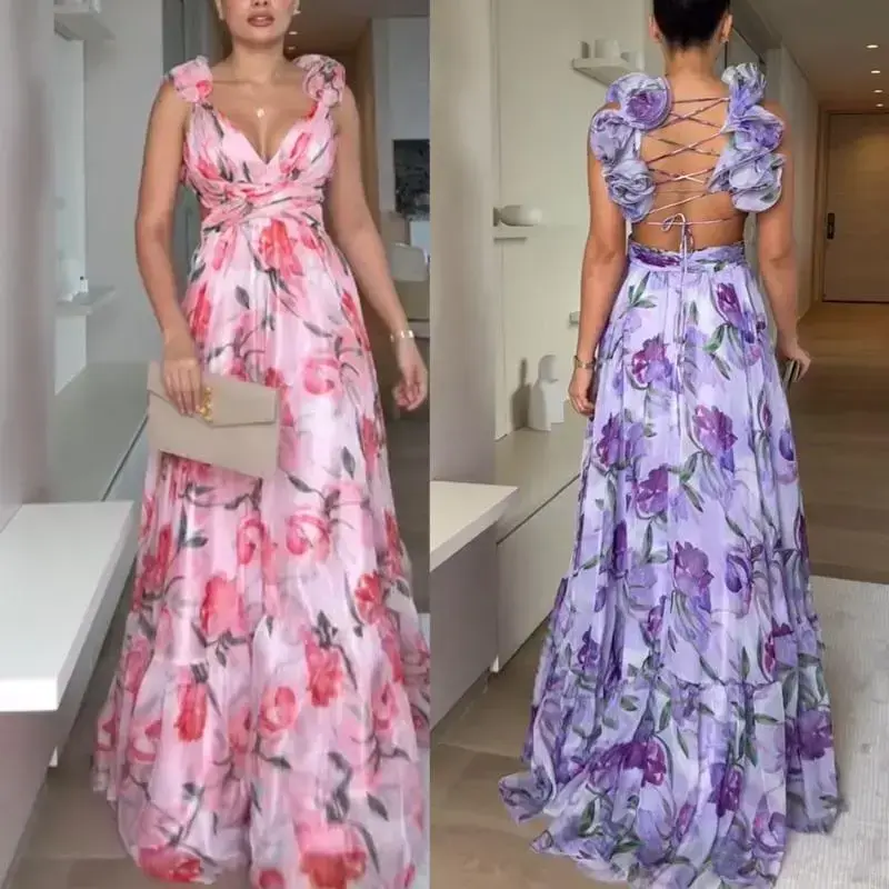 green emerald velvet dress Aston Studio Women's Audrey Floral Strapless Fit & Flare Maxi Dress - Salmon Bouquet