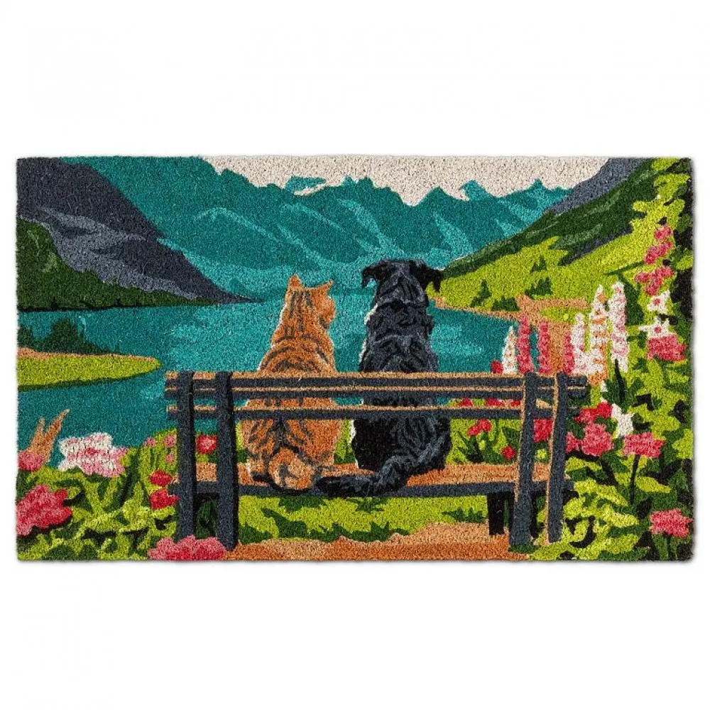 MDR Trading AB-35-PFW-AN-2915 18 x 30 in. Lakeside Pets Doormat, Multi Color