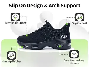 AOV Women Comfort Athletic Sports Shoes Walking Shoes Non Slip Air Sneakers