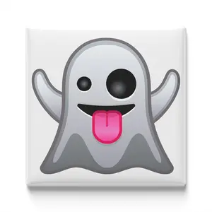 Ghost Emoji Magnet