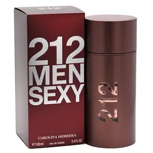 212 SEXY MEN for Men by Carolina Cologne EDT 3.3 / 3.4 oz NEW IN BOX