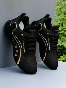 Men's Fashionable Lace Up Low Top Sneakers, Casual Breathable Comfortable Sports Running Shoes, Male All-match Round Toe Shoes for Daily Wear, Casual Running Footwear, Athletic Running Shoes, Closed