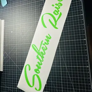 Southern Raised CAR TRUCK DECAL | Weatherproof Vinyl Sticker