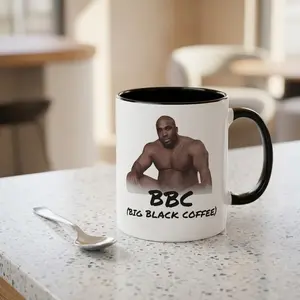 Funny BBC 11oz Coffee Mug, Barry Meme Cup, Coffee Ceramic Mug, Adult Humor Office Gag Gift, Funny Coffee Cup for Coworkers, Christmas Birthday Gift Drinkware