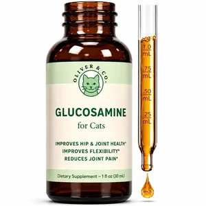 Oliver & Co. Glucosamine for Cats – Cat Joint Support for Hip & Joint Health, Flexibility & Joint Comfort, 30 Servings