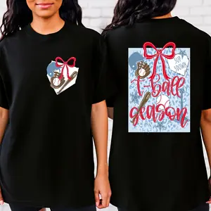 T-Ball Shirt, Ball Shirt, Bat Shirt, Sports Shirt, bow Shirt,  Baseball Shirt, Sports Shirt, Bat Shirt, Trending Shirt