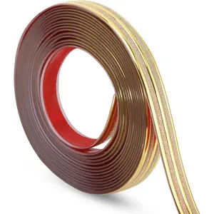 Glittery  Finish Molding Trim, 196.8" L x 0.79" W Peel and Stick Decoration Strip for Ceiling, Wall, Tile Edge, Furniture Cabinet, Mirror