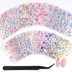 Beetles Nail Art Stickers 30 Sheets 3D Nail Stickers Nails Supplies DIY Decals for DIY Decoration Nails Art