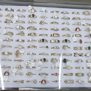 ANILLOS Assorted Styles with Unique Designs and Diverse Colors for Everyday Wear Jewelry Open Ring Wedding Rings