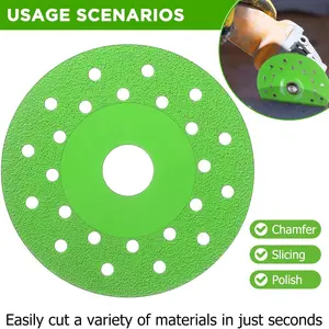 Diamond Grinding Wheel, 45 Degree Beveled Cutting Disc, Tile Trimming Disc, Abrasive Blades, Abrasive Discs, Power Tool Accessories for Ceramic Tile, Marble, Granite, Polish
