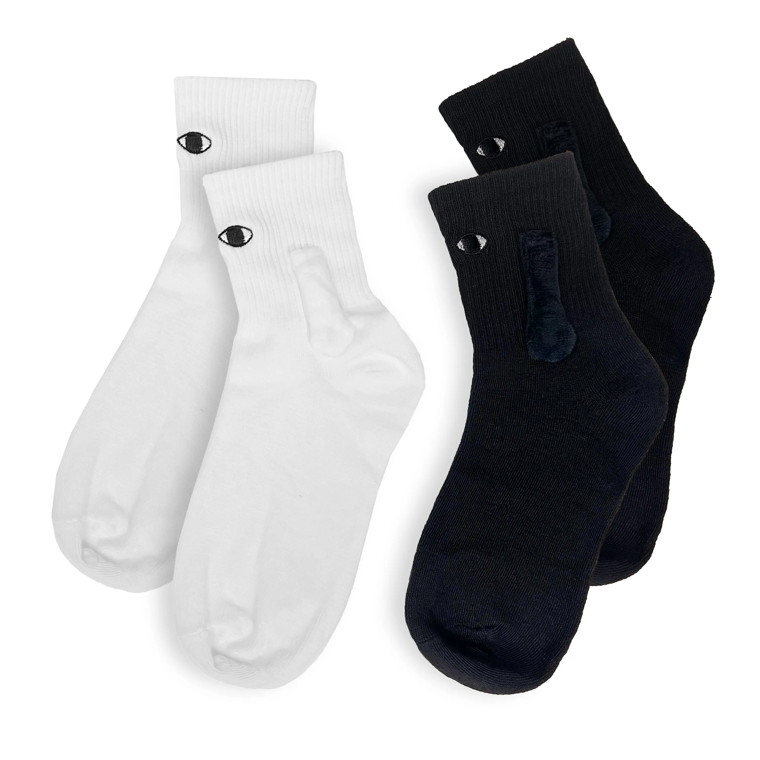 Yours 2 Keep BFF Socks Magnetic Holding Hands Socks for Best Friends, Couples, Unisex, One Size Fits Most (Mens 5-10.5 / Womens 6.5-12) Cotton Love Simple