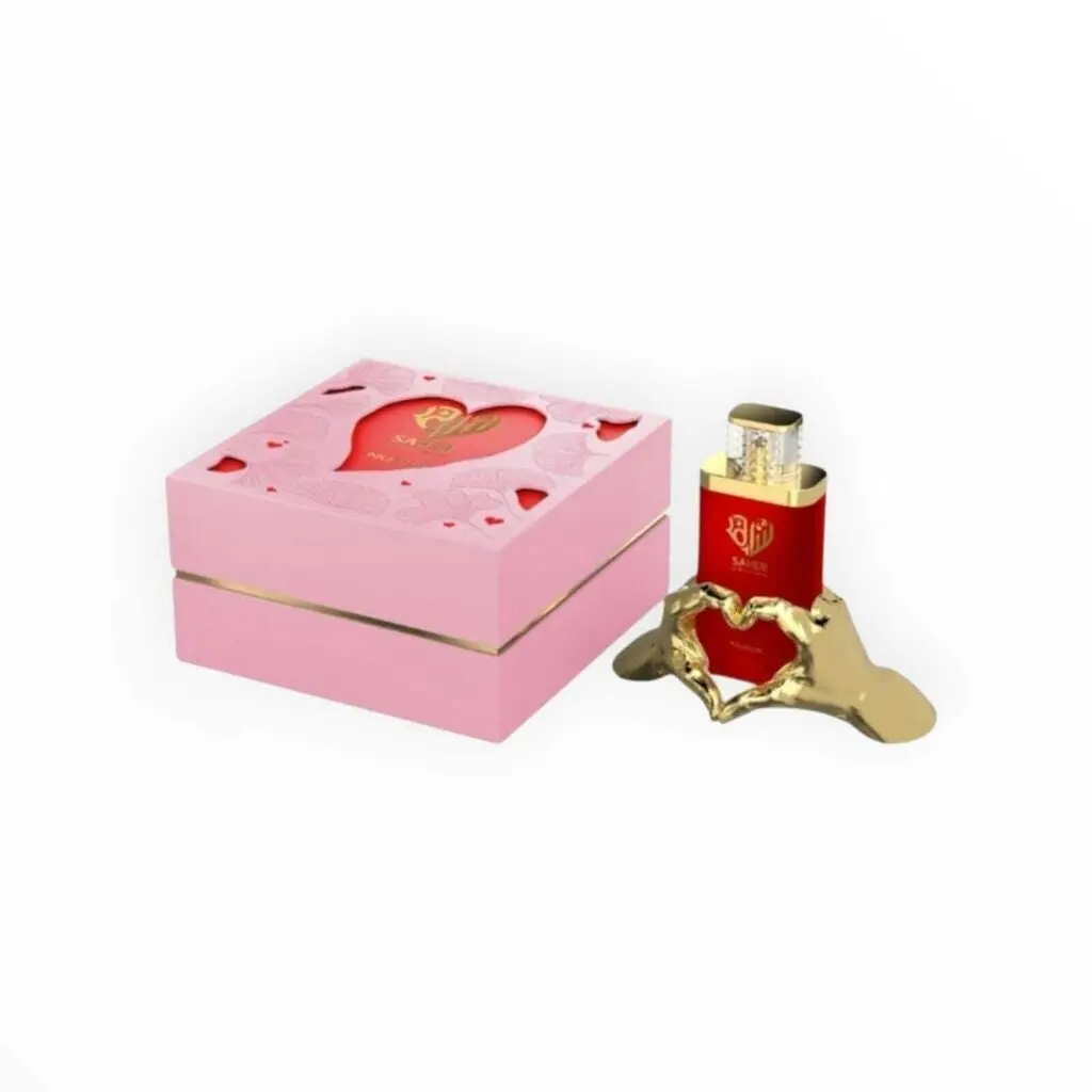 NUSUK Saher Women's EDP Perfume (100ML/3.4OZ) - Vanilla Cream, Elegant Sweet Fruity, Jasmine-Themed Amber Fragranced, Long-Lasting Boxed Perfumes for Women, Fragranced Women's Fragrance