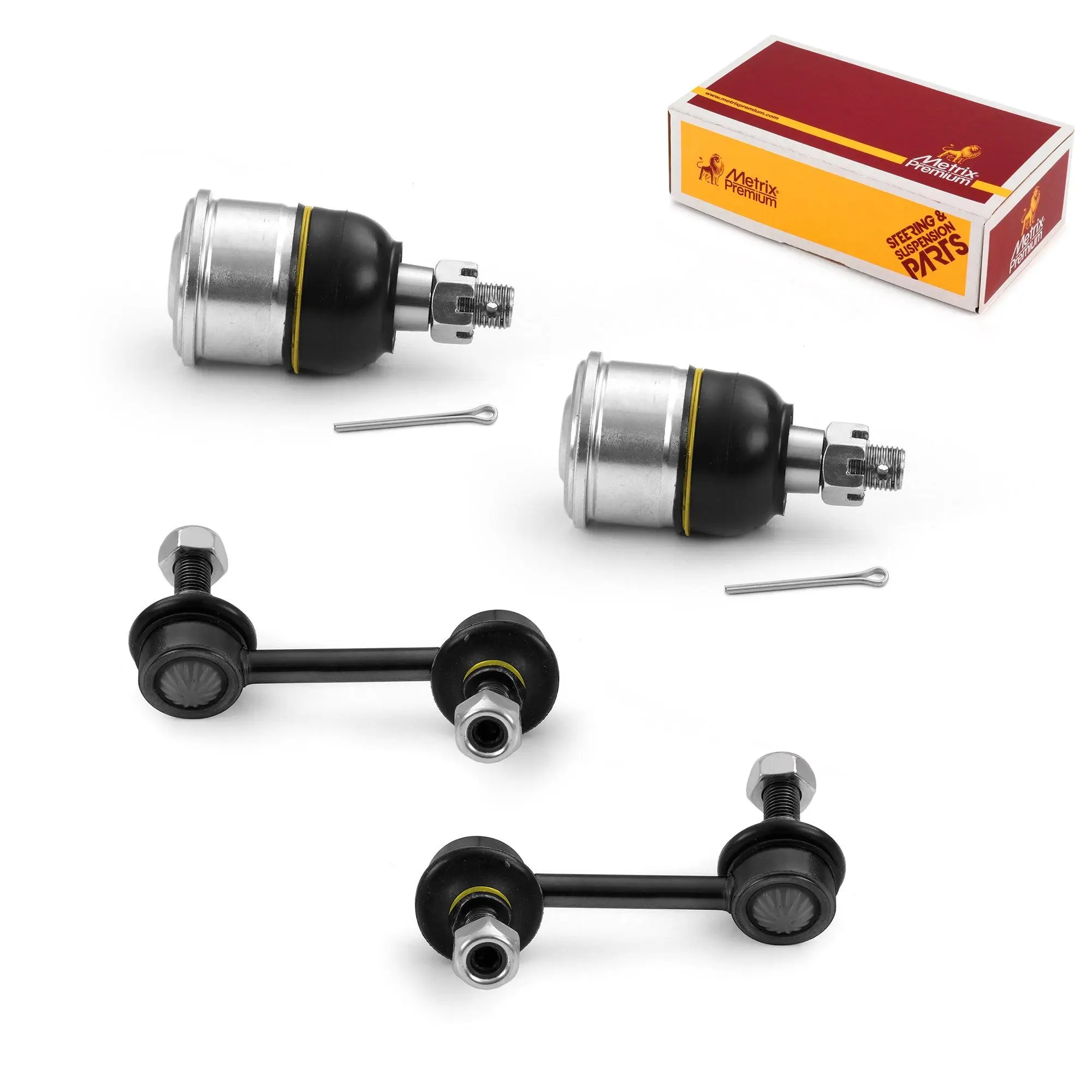 4 PC Front Stabilizer Bar Link and Front Lower Ball Joint Kit  97053MT