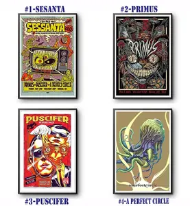 NEW! Sessanta V2.0 Primus, Puscifer May 2 2025 Rogers, AR Walmart AMP Poster