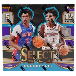2023-24 Panini Select NBA Basketball Hobby Box/Packs - 5 Cards/Pack, 12 Packs/Box