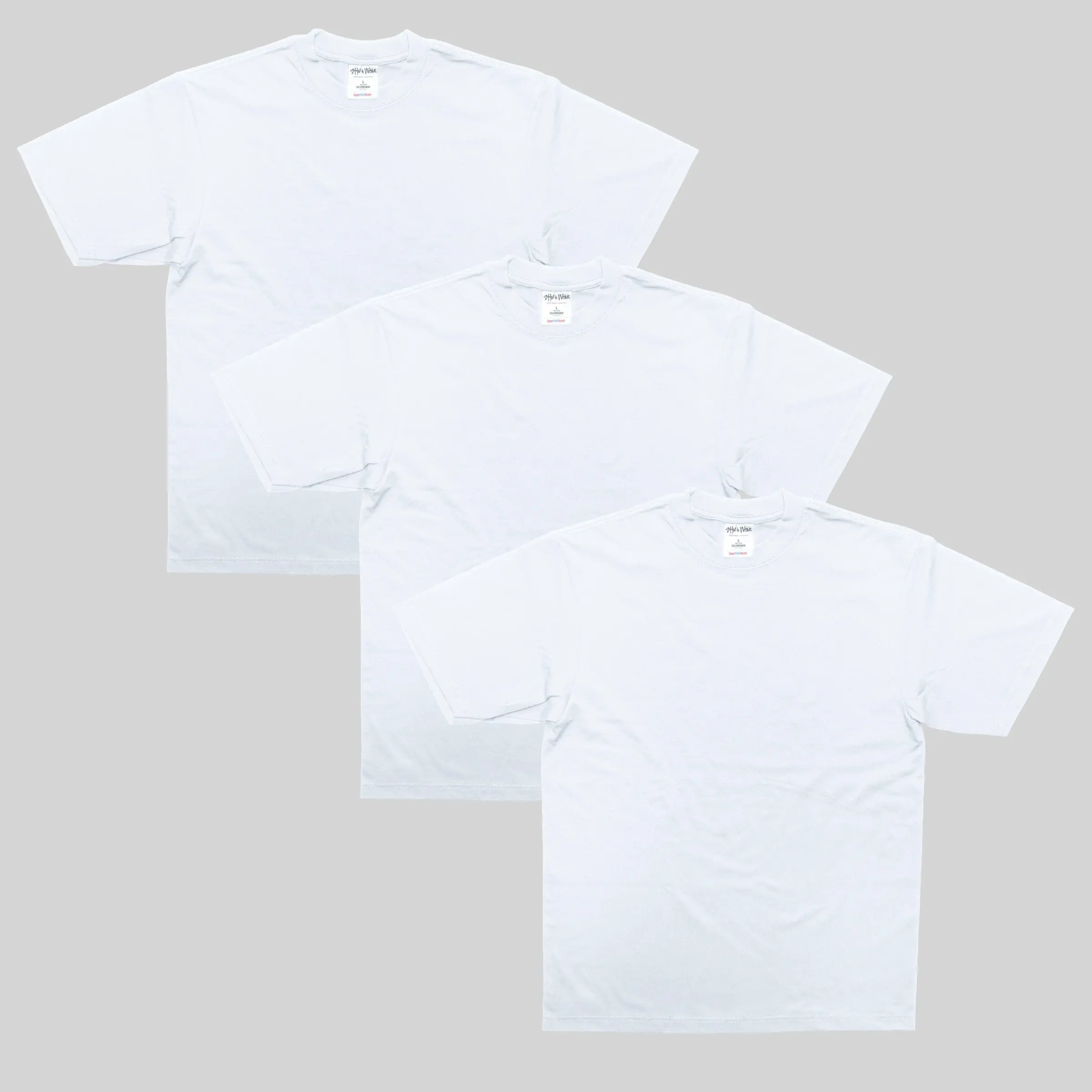 3-Pack Shaka Wear 7.5 oz Max Heavyweight Short Sleeve T-Shirt