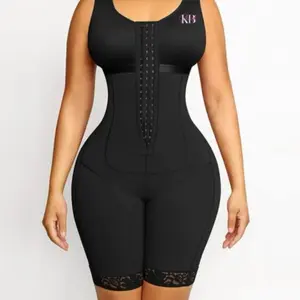 Shapewear Faja - Black Shaping Wear with Lace Detailing and Logo on the Chest