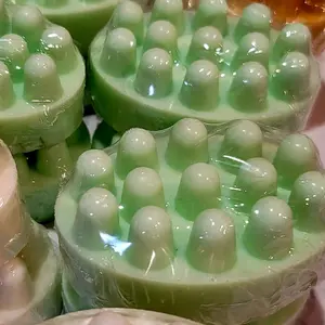 Goat's Milk Soap Massage Bars - Green Soap Bars with Massage Feature, Ideal for Relaxation and Gentle Touch