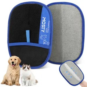 MOSTY Pet Hair Removal Gloves, Electrostatic Pet Hair Remover, Reusable Cat&Dog Hair Remover for Couch, Furniture, Carpet, Car Seat, Pet Grooming Gloves #WeeklyDeals summerwins