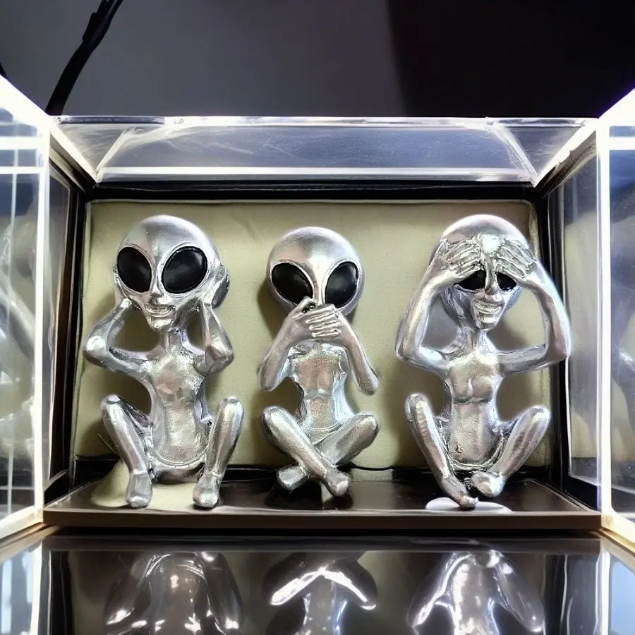 Cute Alien Resin Ornament, 1pc Decorative Figurine Statue, Statue Figurines, Garden Sculptures Statues for Sci-Fi Enthusiasts, Ideal for Indoor & Outdoor Garden Decoration