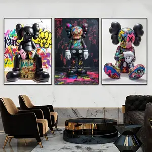 KAWS Poster  Printables Minimalist Hypebeast Kaws Figure Poster, Kaws Poster Print, Kaws Wall Art, Graffiti Kaws Decor Decoration Ornaments Room