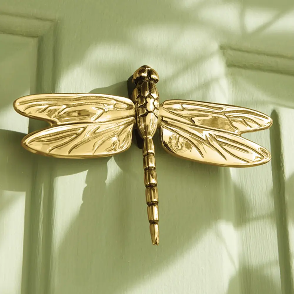Dragonfly Door Knocker by Michael Healy - Handcrafted, Easy Install