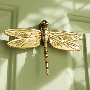 Dragonfly Door Knocker by Michael Healy - Handcrafted, Easy Install