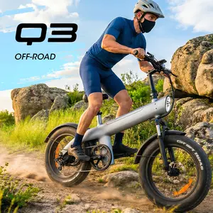 HX EBIKE Q3 Lite Electric Bike for Adults,1000W 48V 13Ah Fat Tire Ebike with Removable Battery,115Nm All-Terrain Electric Bicycle