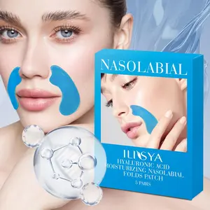 Hyaluronic Acid Face Patches, 5 Pairs/box Daily Moisturizing Soothing Patches, Hydrating Face Stickers, Face Masks for Women & Men, Moisturize Hydrate