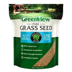 7 lbs. Pure Grass Seed Turf Type Tall Fescue Sun and Shade Blend - Covers up to 1,750 sq. ft.