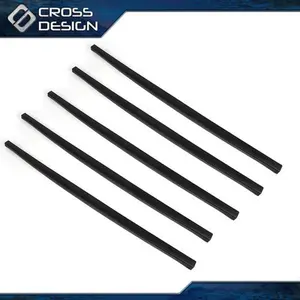 CROSSDESIGN 5x Fit For 2004-2008 Ford F150 Rear Tailgate Molding Cap Protector Cover Spoiler