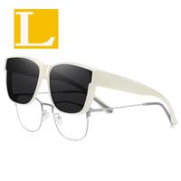 White Frame Grey Lens 