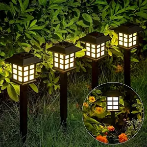Solar Pathway Lights Outdoor – Waterproof LED Garden & Yard Sundial Landscape Lights (Auto On/Off, Easy Install)