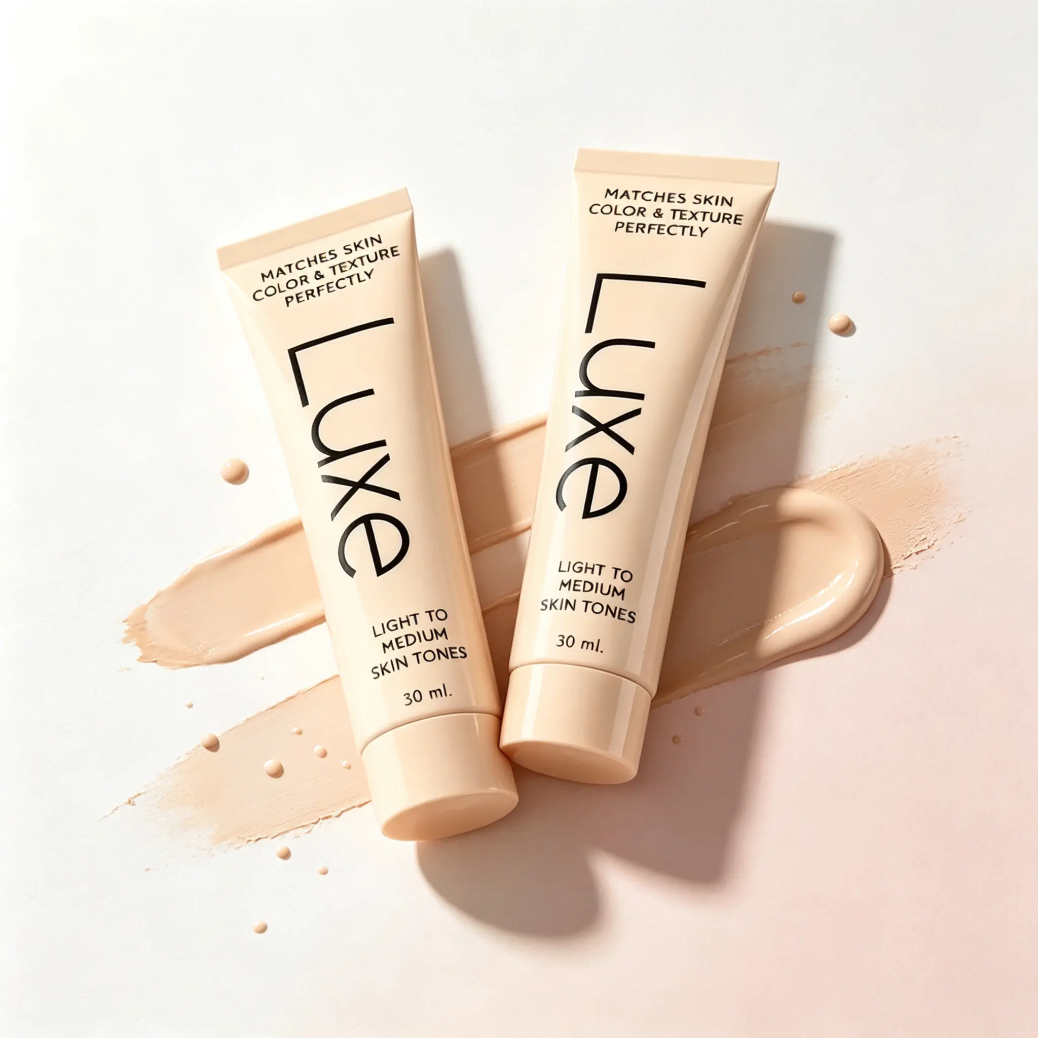 Luxe Auto Color Adjust Liquid Foundation Makeup, Intelligent Adaptive Tone Matching Base, Flexible Buildable Multi-Layer Coverage, Breathable Natural Flawless Skin-Like Finish for Daily Makeup