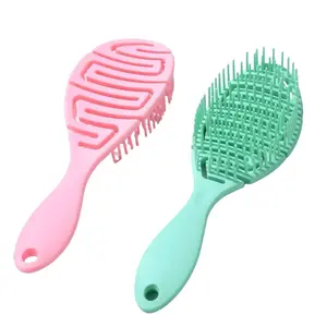 2 Pack Hair Brush For Women, Professional Quick Drying Vent Styling Detangling Hairbrush For Wet/Dry/Curly/Thick/Long/Wavy/Damaged Hair, Faster Blow Drying (Pink,PowderBlue) Haircare Heatless Haircare Heatless Haircare Heatless Haircare Heatless