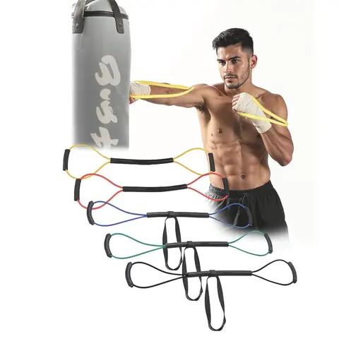 Boxing Resistance Band - Boxing Training Gear - Faster Punch Speed & Power - Full-Body Cardio Training - Ultra Portable - Multiple Resistance Levels Choices - Home Gym Workout Kit