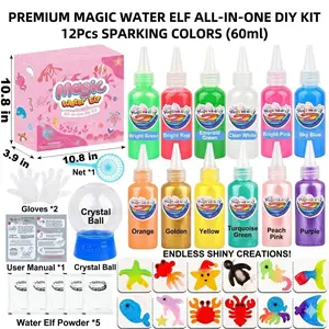 DIY Water Pets Gel Kit Magic Aqua Fairy Squishy Maker Sensory Crafts Party Favors Birthday Gifts Kids