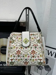 AA02-New elegant fashion handbag embroidered shoulder bag