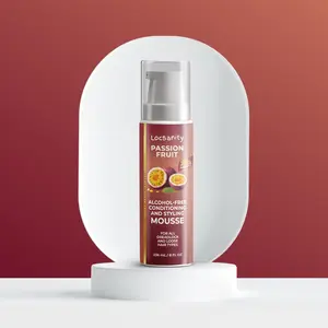 Locsanity Passion Fruit Alcohol-Free Conditioning & Styling Mousse for Locs Sisterlocks Loose Natural Hair with Aloe Vera & Rosewater for Gentle Control and Hydration Smooth Moisture