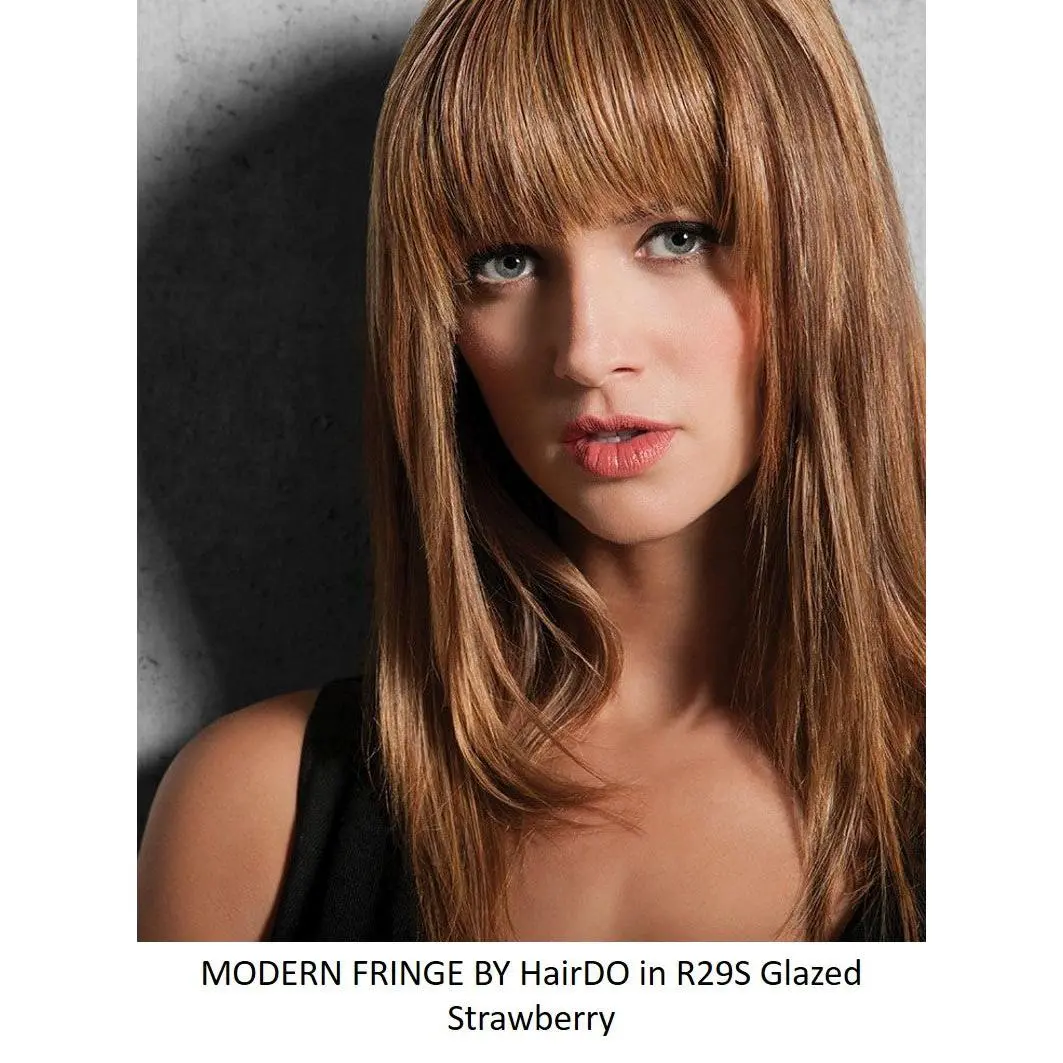 Modern Fringe HF Synthetic Clip In Bang