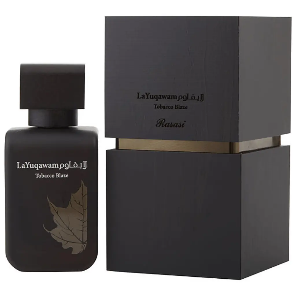 La Yuqawam Tobaco Blaze for Men EDP - 75 ML (2.5 oz) by Rasasi Edp Intense Fragrance Edp